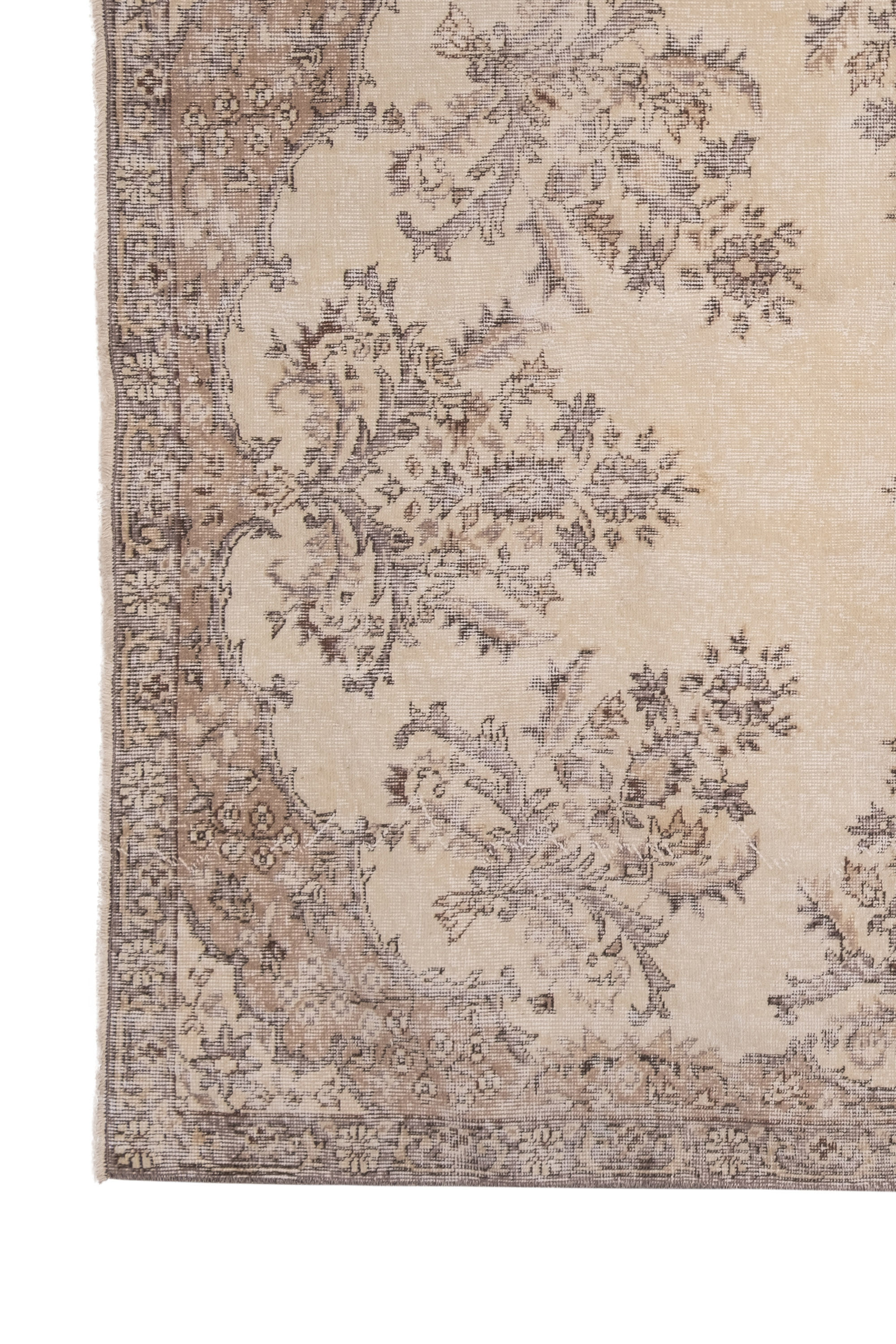 Turkish hand knotted Oushak rug, 1970s - 170 X 283 cm