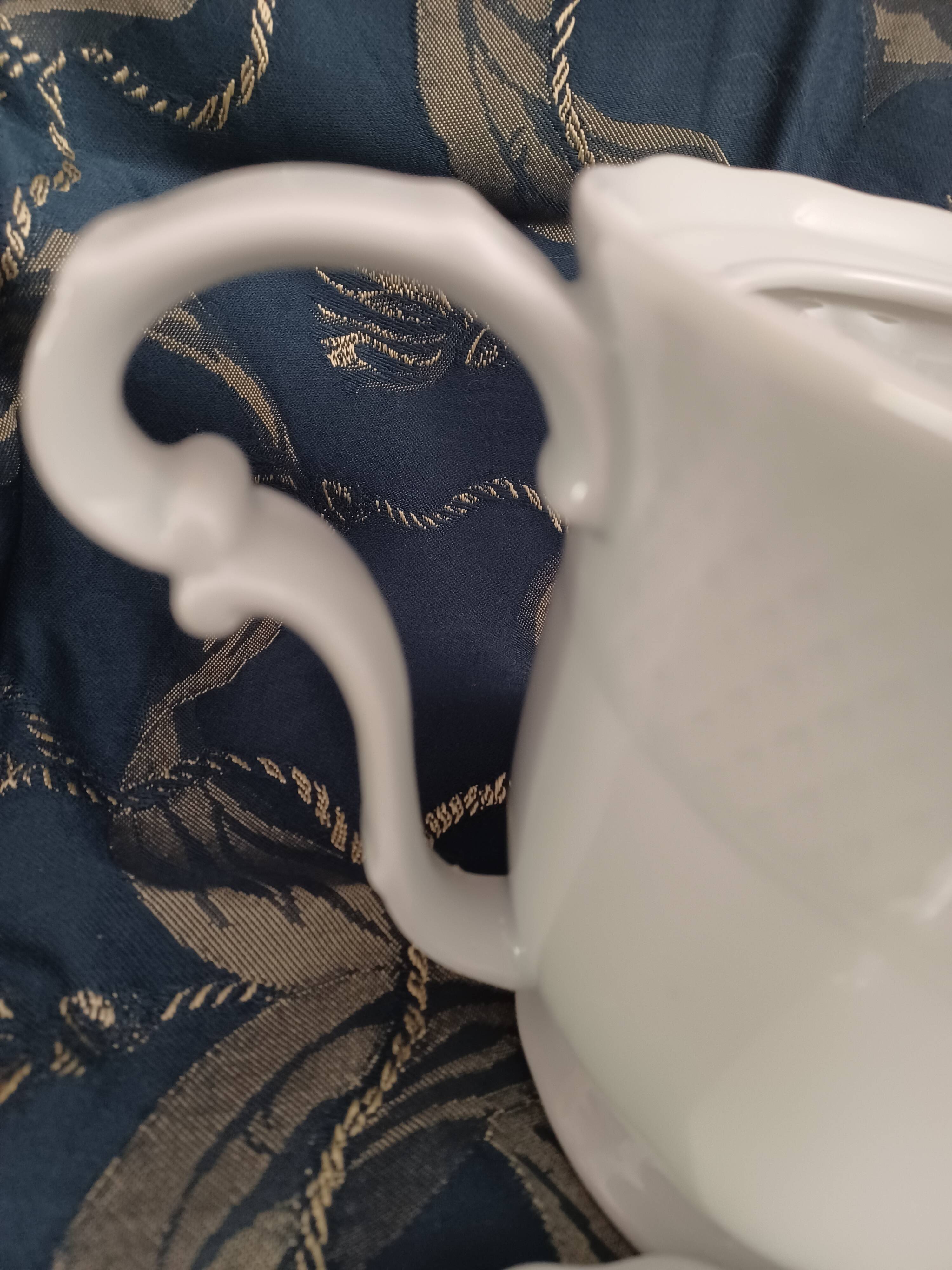 White porcelain tea.