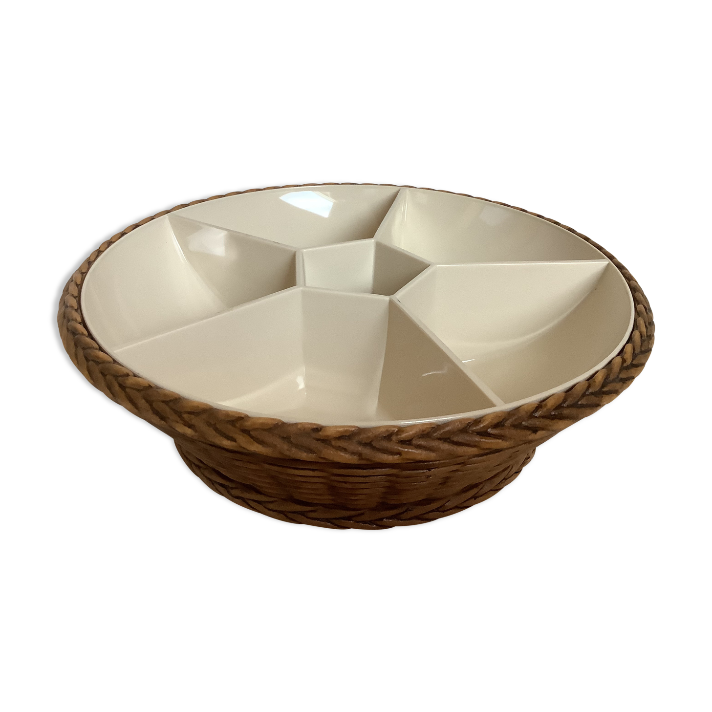 Beige and brown Emsa servant