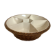 Beige and brown Emsa servant