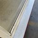 Vintage wooden shop counter, display case, shelf