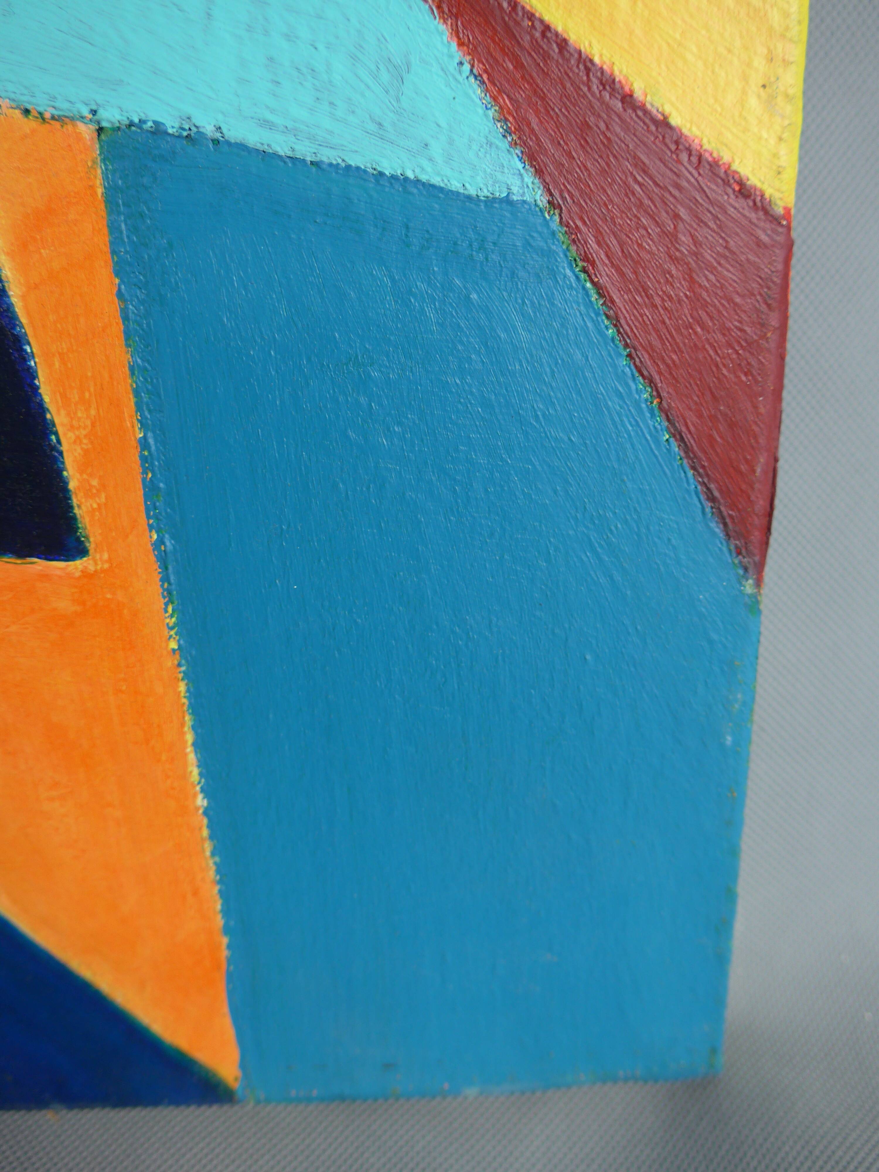 Geometric unsigned canvas