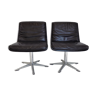 Wilkhahn Delta set of 2 dining/conference chairs by Delta Design