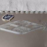 Vintage beveled mirror