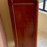 Louis XVI period secretary, in mahogany and Sainte Anne marble, 18th century