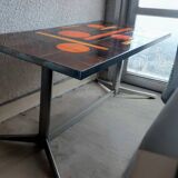 Coffee table 70 signed La Grange - Vallauris