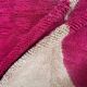 Moroccan Mrirt wool rug in pink and white 180x240 cm – Handwoven Berber rug, modern boho style, authentic wool area rug.