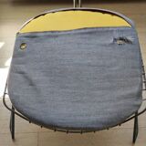 Beaubourg chairs in steel and fabrics by Michel Cadestin and Georges Laurent - 1976