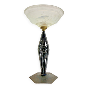 Lampe Art Déco en fer