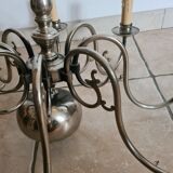 Pewter chandelier