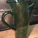 Normandy blown glass cider pitcher