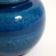 Magnifique vase en céramique Rimini Blu des années 1960 par Aldo Londi pour Bitossi Italie.