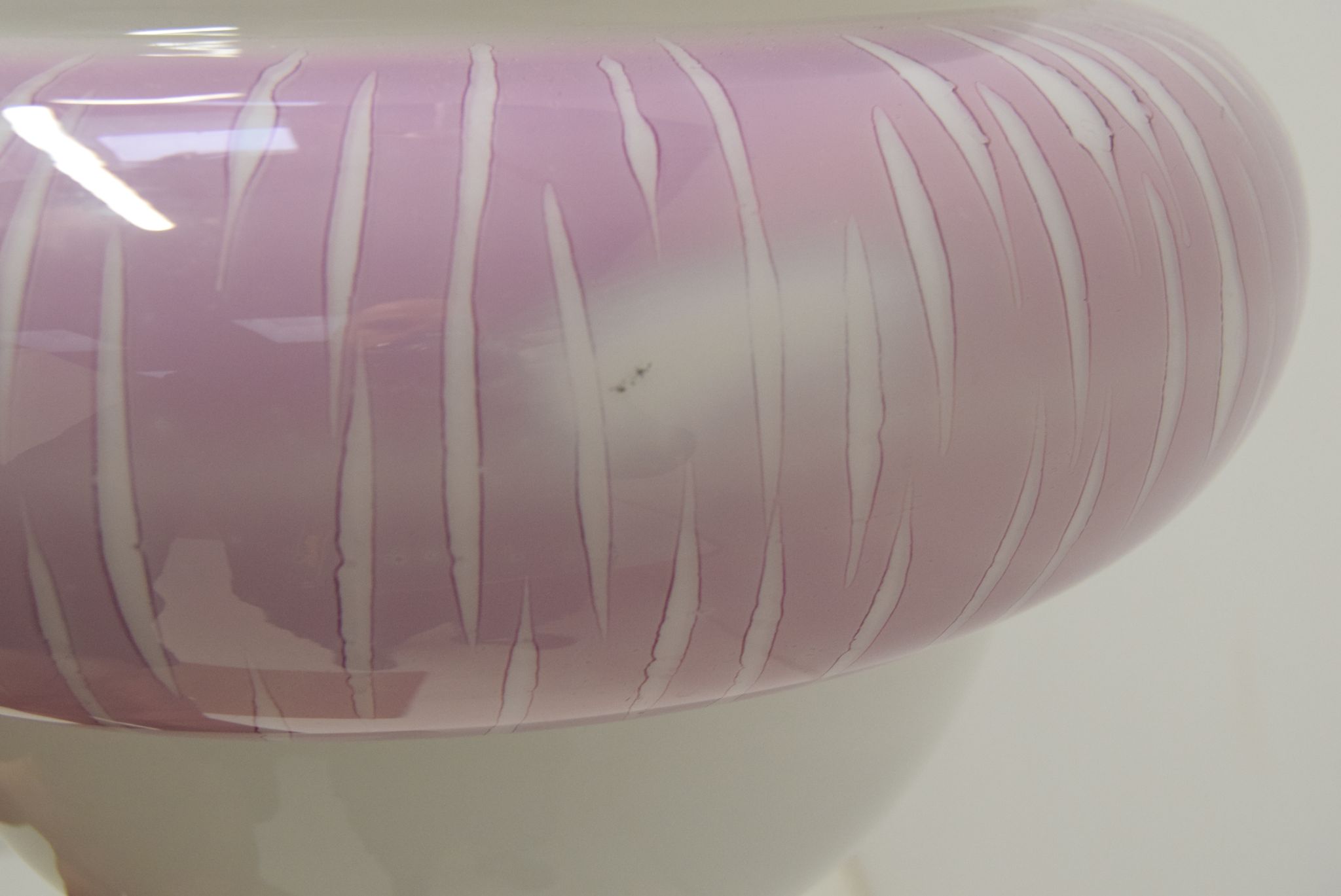 Suspension en verre du milieu du siècle, années 1960