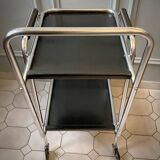 French Regency style metal serving trolley 1950