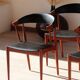 Set of 4 Johannes Andersen Scandinavian teak armchairs, 1960s