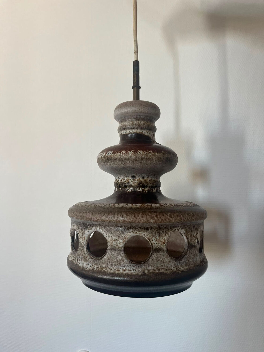 Mid-century ceramic ceiling light