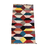 Moroccan Berber carpet Kilim Boucherouite 171x96cm