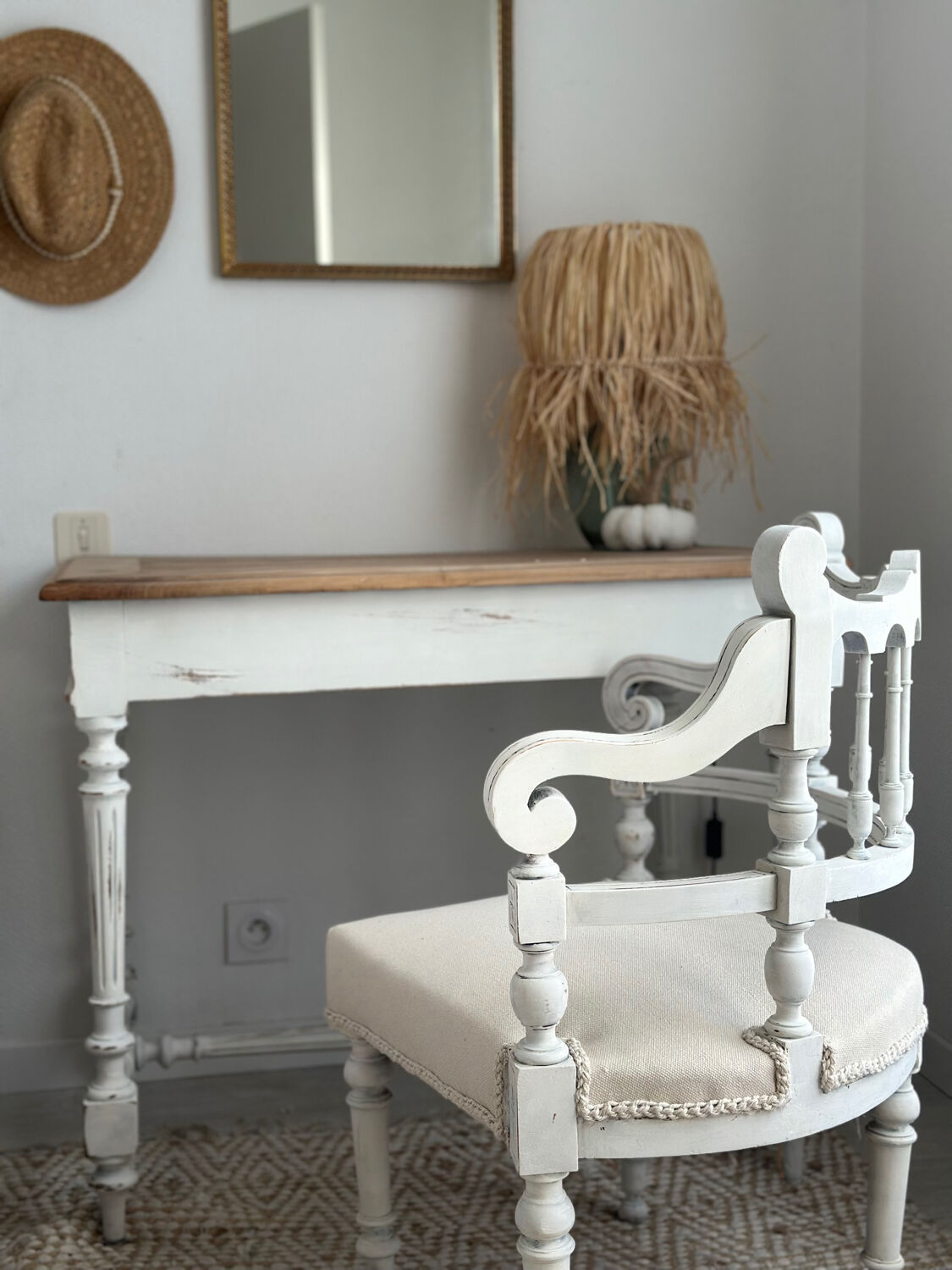 Fauteuil ancien restauré – pièce unique