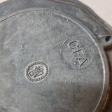 Set of 4 pewter and porcelain coasters from the 1960s/70s (see above for vintage).