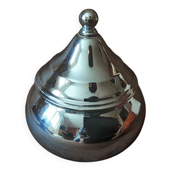 Sucrier  inox vintage
