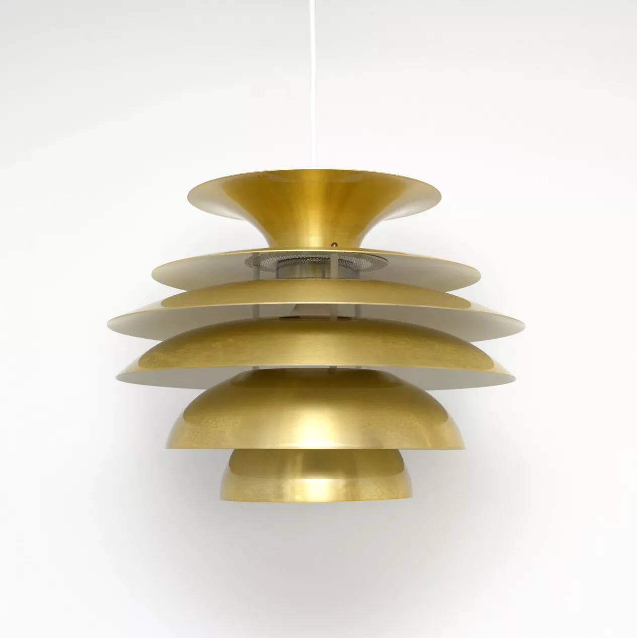 Golden lamp, Denmark 1970s
