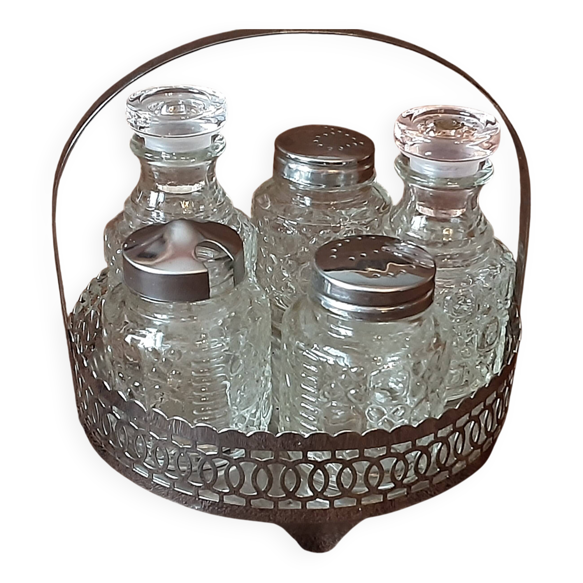Vintage Condiment Set
