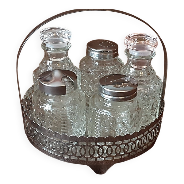 Ensemble condiments vintage
