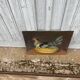 Tableau La Poule. Huile Sur Toile/carton