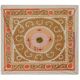 Vintage Turkish hand-knotted rug 126x138 cm
