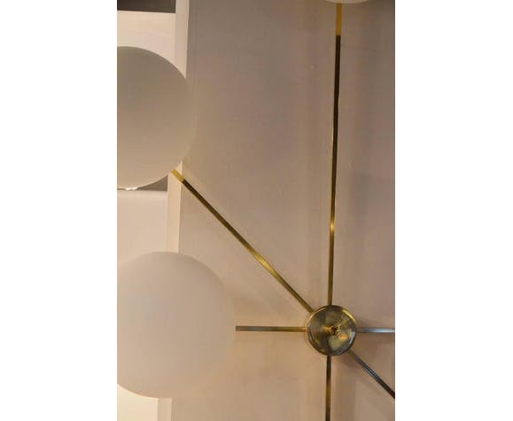 Hanging lamp in the style of the Italian creations of the 50s