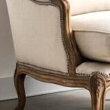 Fauteuil bergère, Fauteuil ancien Louis XV