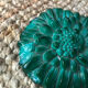 Art Deco bonbonnière in green malachite