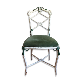 Old veranda or cast iron garden chair