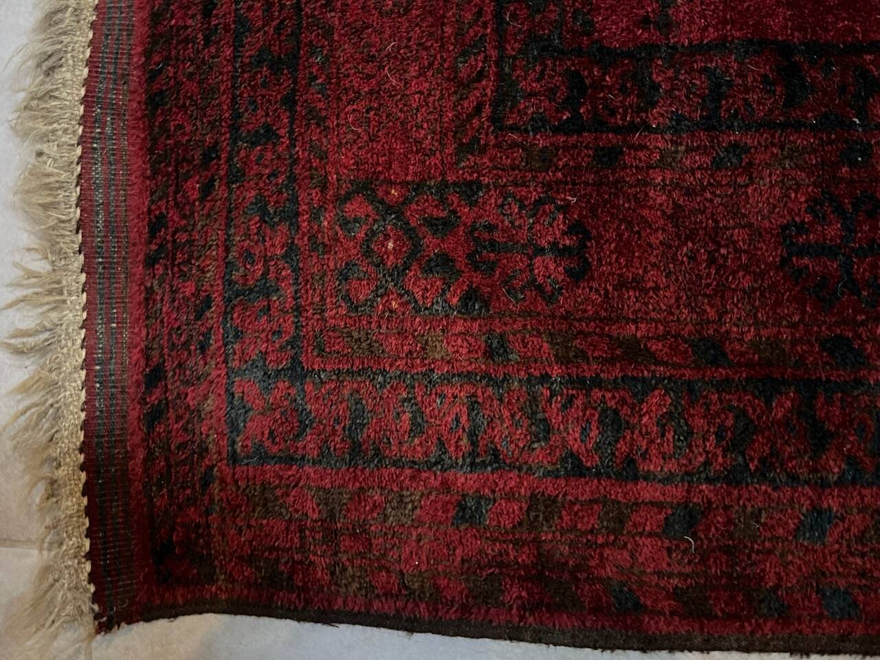 Afghan rug 205x130 cm handmade