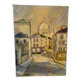 View of Montmartre from 1960
