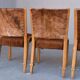 Série de 4 chaises Von Bode édition Steiner cuir de poulain