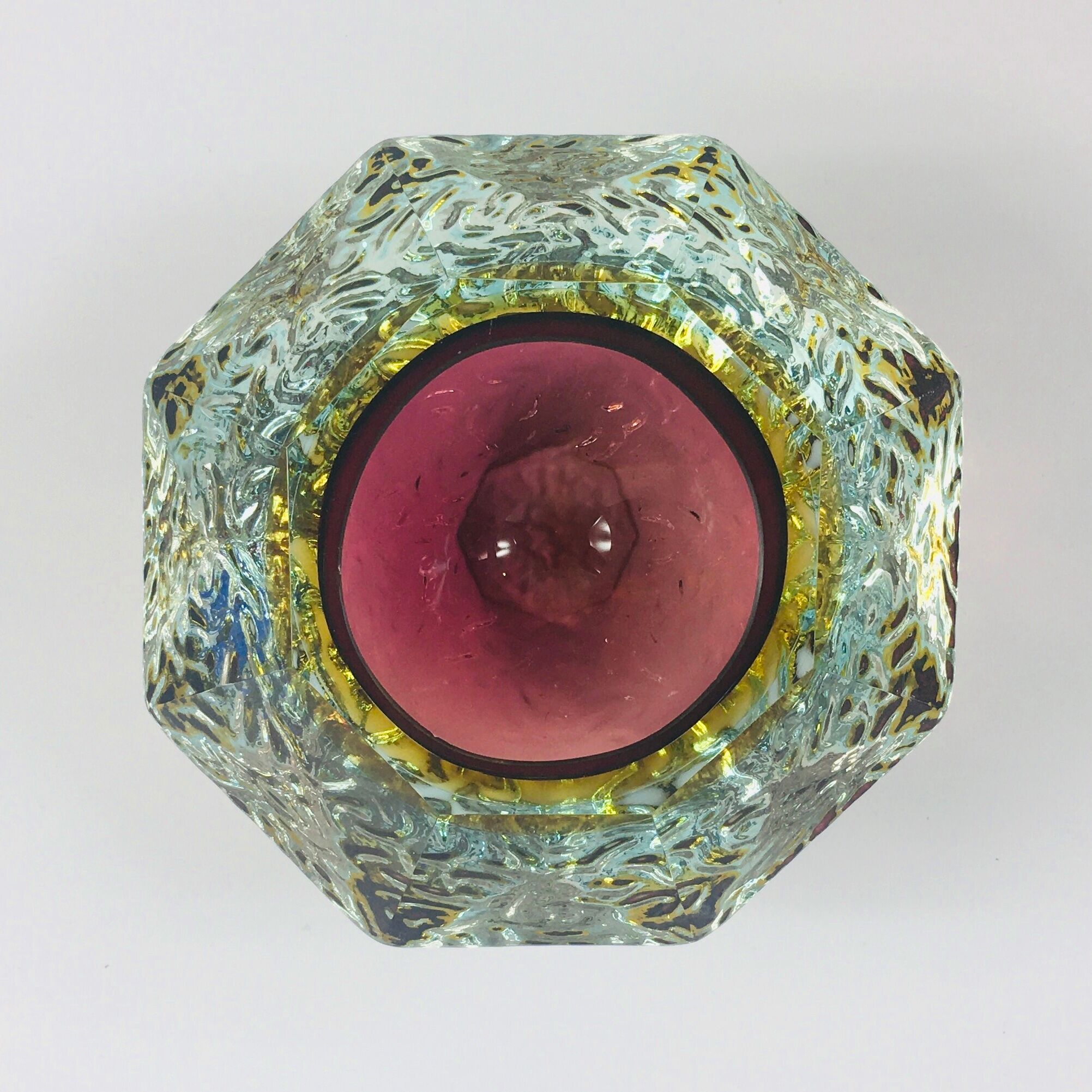 Mid-Century Murano Sommerso bowl from Mandruzzato, 1960s