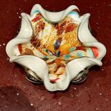 All Fruits glass bowl from Murano by Dino Martens with gold flecks 1960s