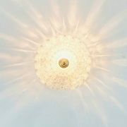 Pair of Mid-Century Diamond Glass Wall Lights H. Tynell for Limburg, 1970s
