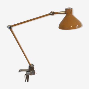 Lampe Jumo 820, 3 bras articulés avec étau 1950