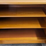 Maison Regain sideboard in solid elm, 1960s-1970s