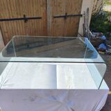 Tempered glass coffee table "Ligne Roset"