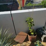 Vintage floor lamp geometric tube