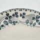 Ironstone dinner plates by E. Bourgeois, Catinat pattern, late 19th century