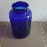 Blue pickle jar