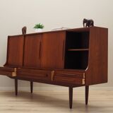 Teak highboard, Danish design, 1960s, production: Denmark