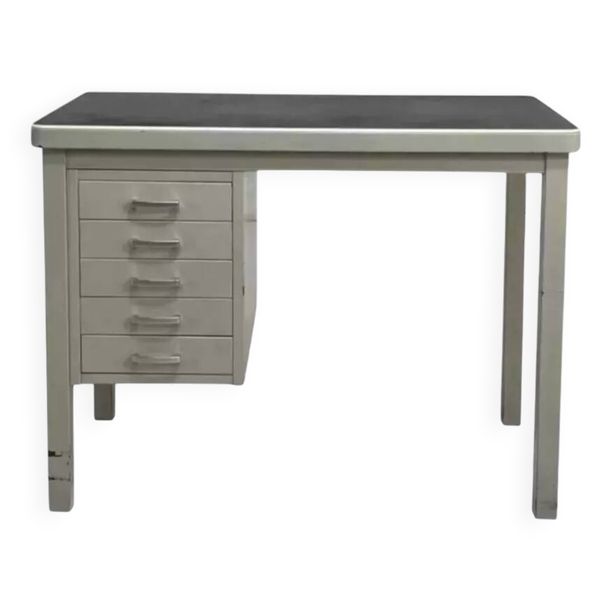 1950s metal and industrial style desk