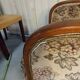 Art Deco armchair with system - original floral velvet fabric