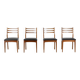 Set Of 4 Midcentury 'Meredew' Teak Chairs
