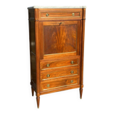 Petit secrétaire en Acajou de style Louis XVI Époque XX eme siècle